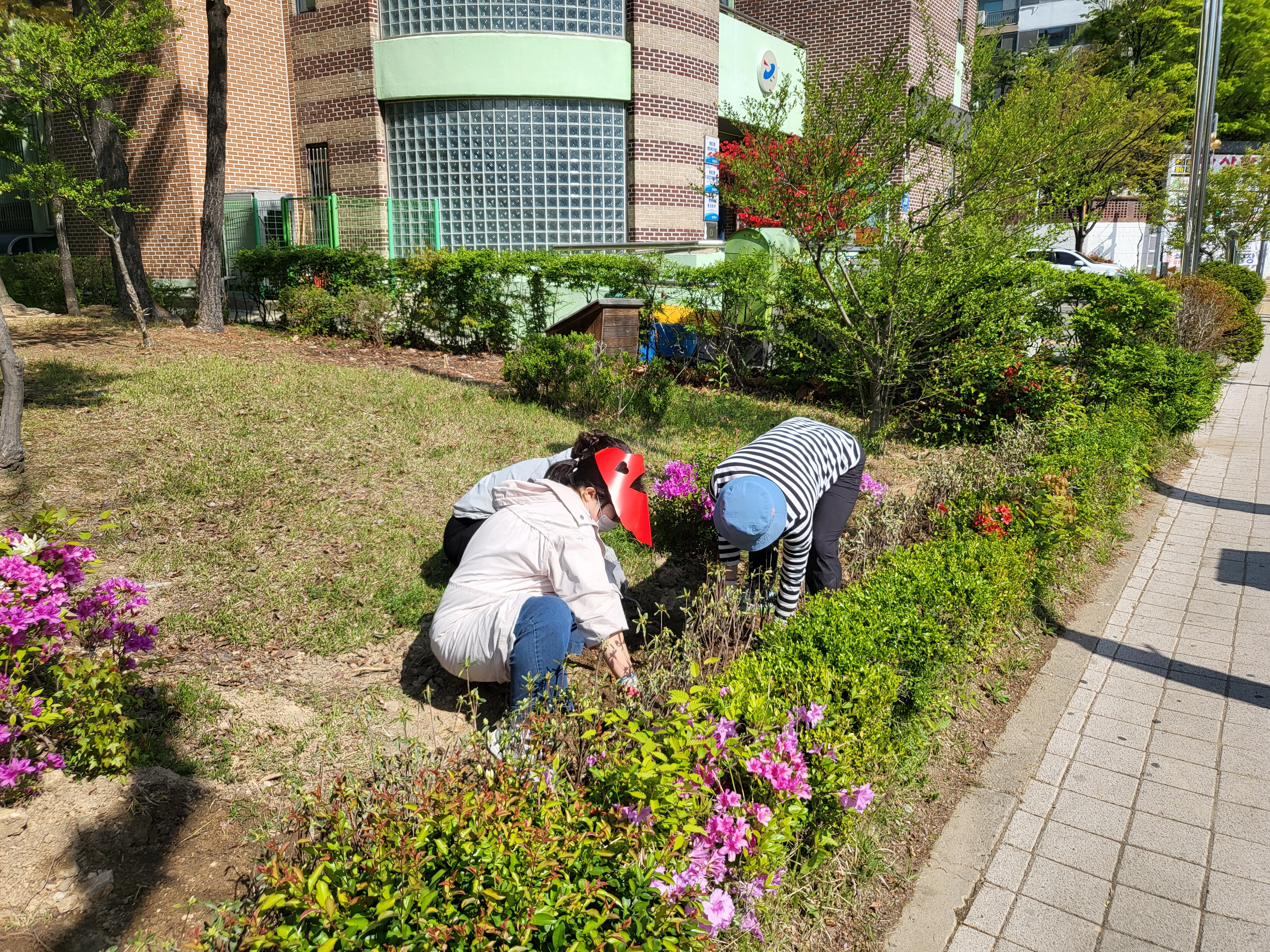 연수구 동춘2동 주민자치회는 지난 26일 동 행정복지센터 인근 동남어린이공원에서 진달래철쭉 식목 행사를 개최했다